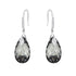 Серебряные серьги "Baroka III (Light Chrome)" с кристаллами Swarovski™